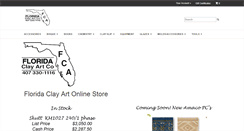 Desktop Screenshot of flclaypotteryequipmentceramicsupply.com