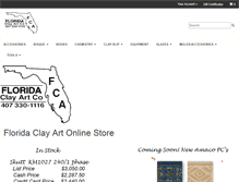Tablet Screenshot of flclaypotteryequipmentceramicsupply.com